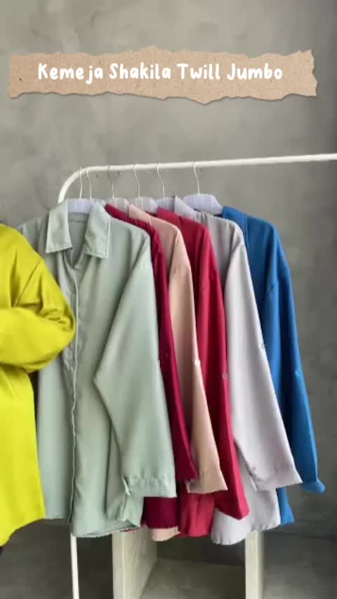 Kemeja Wanita Formal Rayon Twill Hitam Putih Polos Lengan Panjang Gaya Korean Style By Lista Fashionstore