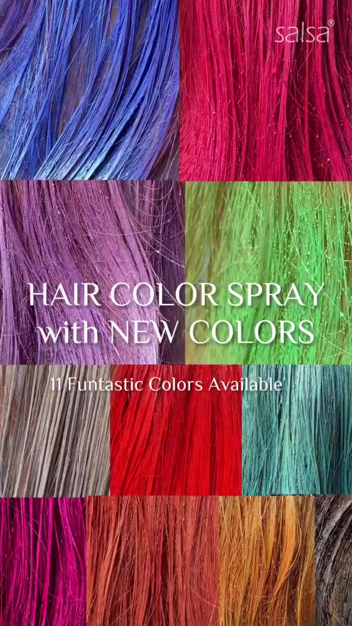 SALSA Instant Mermaid Hair Color Spray - Semir Rambut Temporary Cat