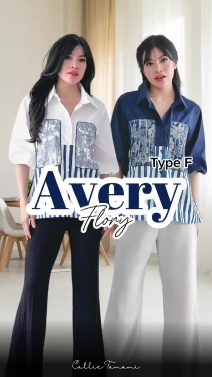 CallieTamami - A 6615 Avery Flory ( Penempatan Motif Random ) Katun Panjang
