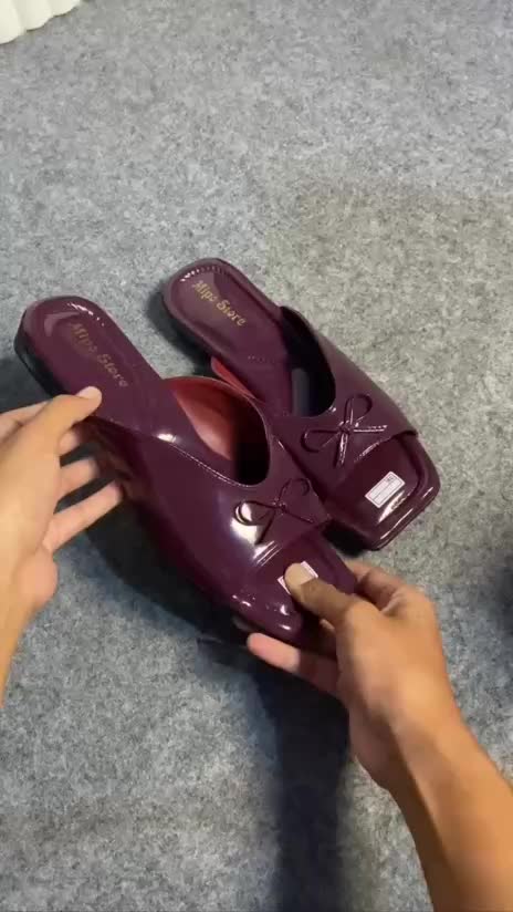 Sandal Wanita Terbaru MS-19 Sendal Cewek Lembut dan Empuk - MIPO STORE slippers teplek selop style