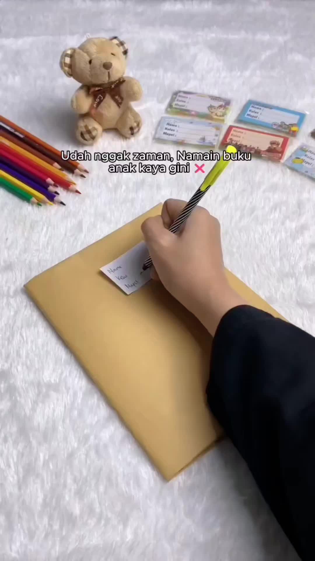 Isi 20 Stiker Mapel - Label Buku Pelajaran Sekolah - Stiker mata pelajaran