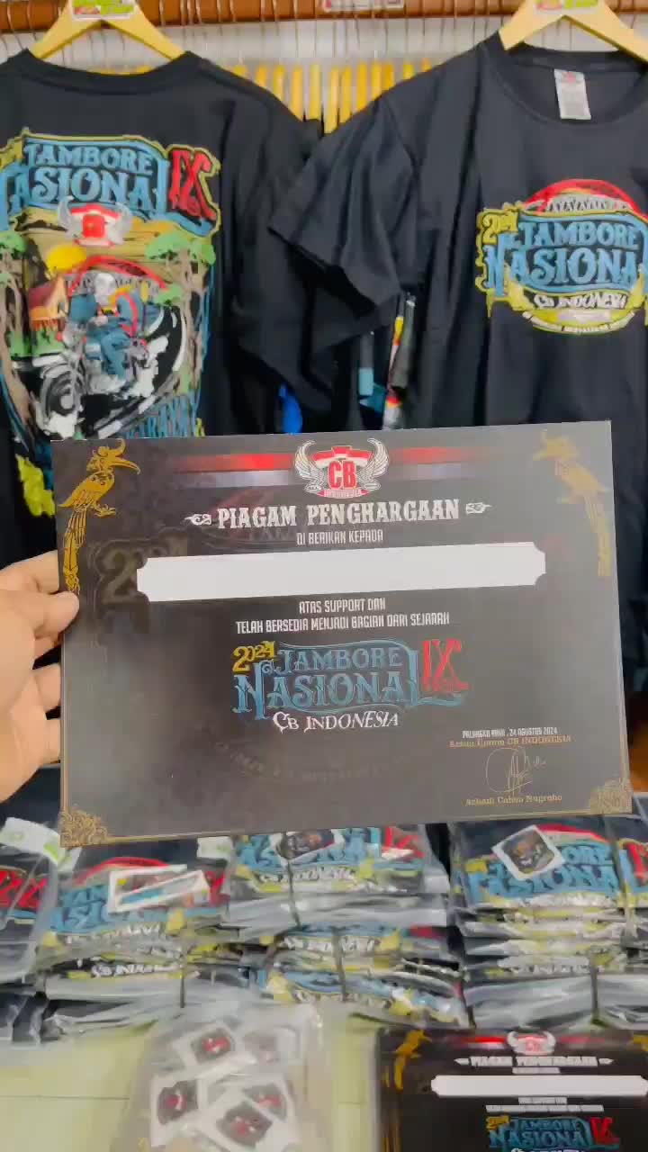 KAOS JAMNAS CB IX 2024 PALANGKARAYA KALIMANTAN FREE STIKER 6+PINCOR