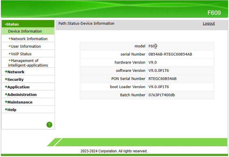 Modem F609 V9 ONT ONU GPON EPON XPON Support OMCI Router Baru Casing Mulus Pengiriman Cepat Setiap Hari