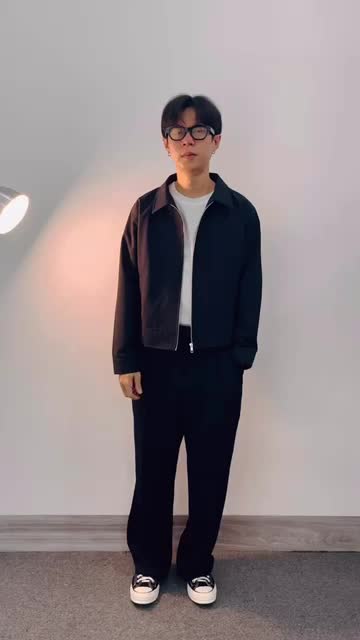 Work jacket | Boxy Fit | Jaket | Hitam | NUBIES