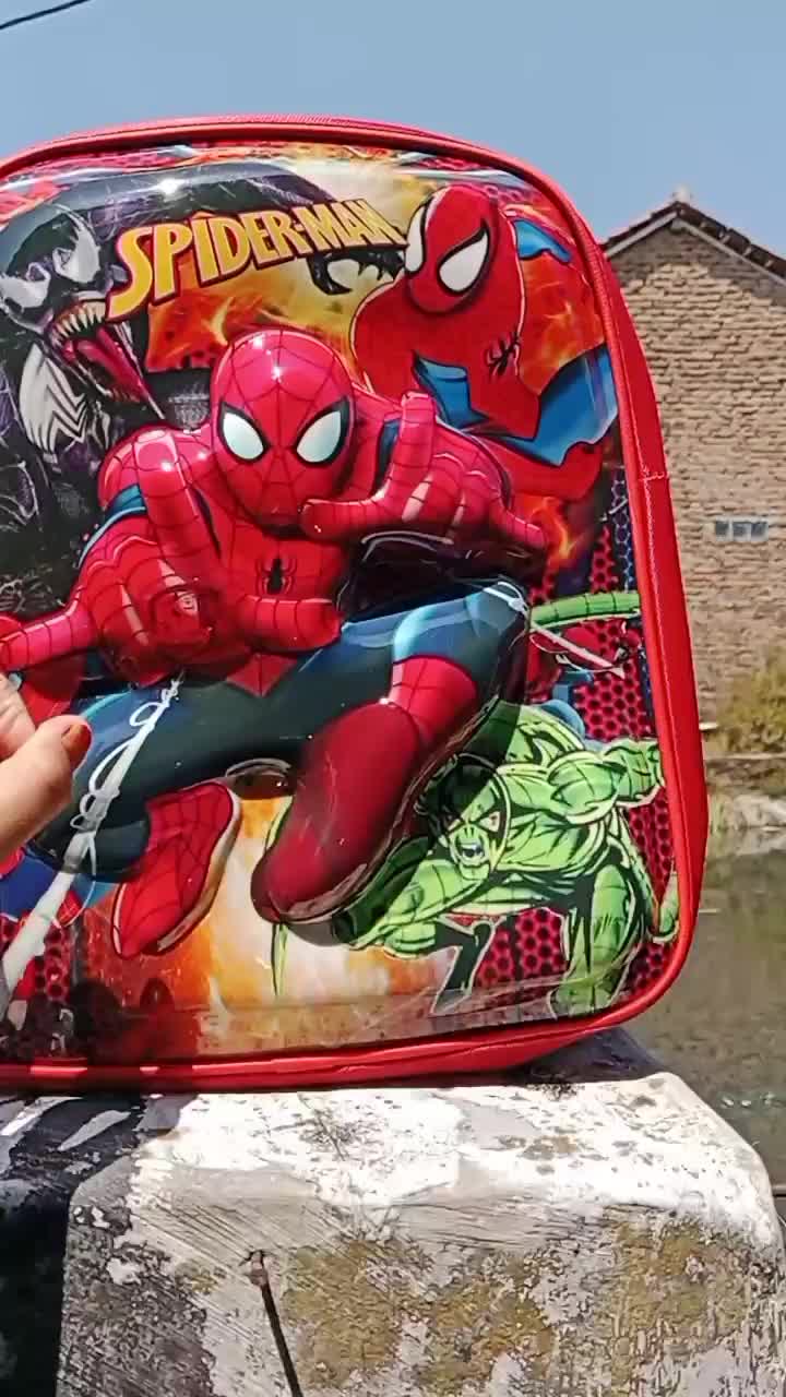 tas RANSEL anak paud dan TK EMBOSH BER LED Fashion Motif, TAS ANAK VIRAL