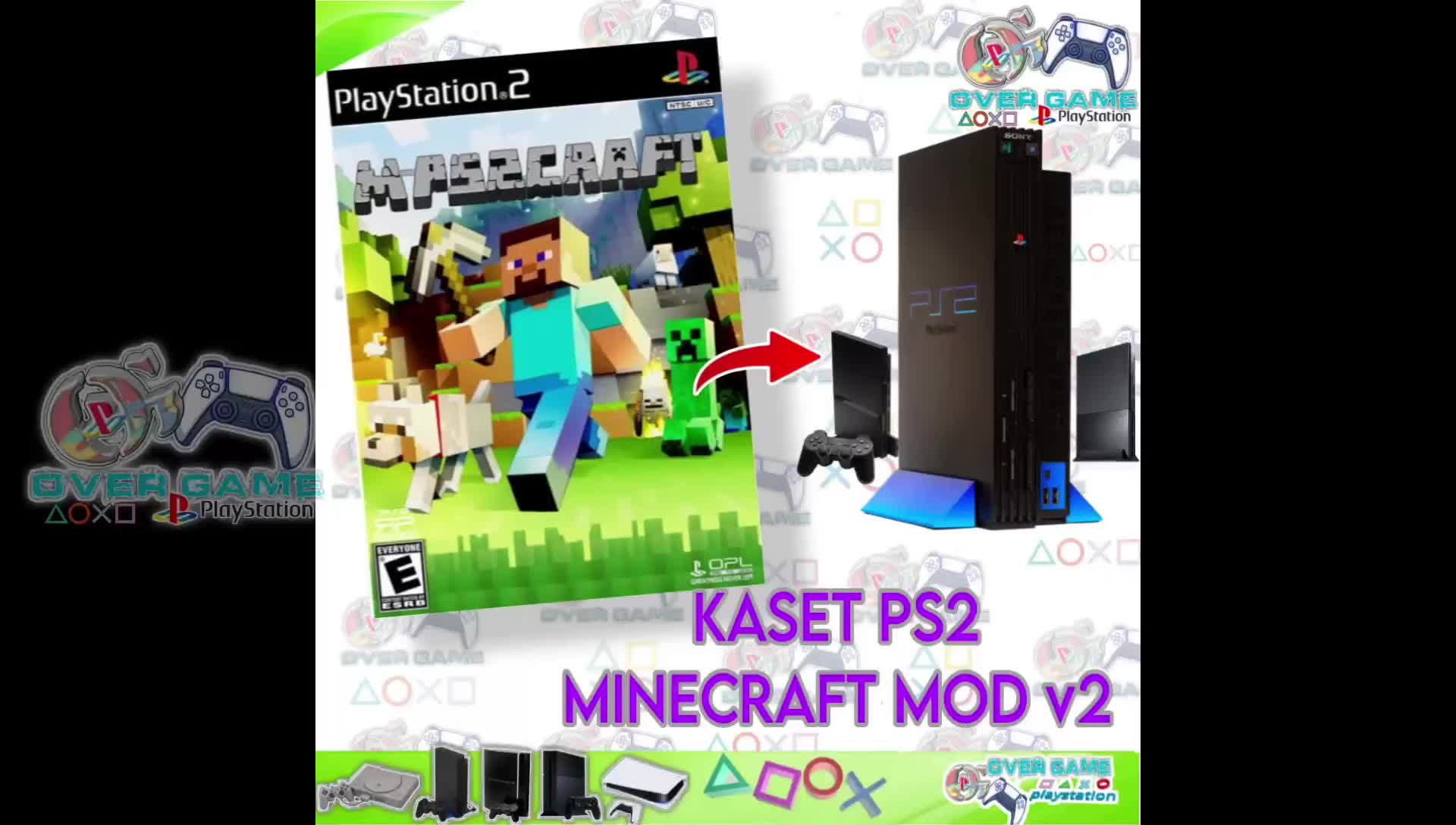 KASET PS2 MINECRAFT MOD UPDATE TERBARU