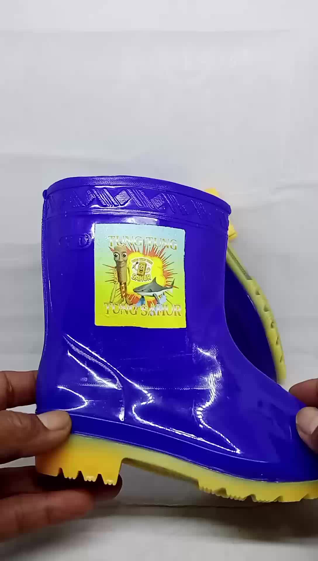 TERBARU Sepatu Anak Anak Kartun Bermotip Tung Tung Sahur Viral size 26-35 Karet Lentur Cocock Disemua Musim