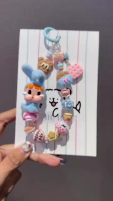 Phone Strap Labubu Cry Baby Skull Panda Dimoo Lucu Aesthetic Gantungan HP Strap HP Banyak Model