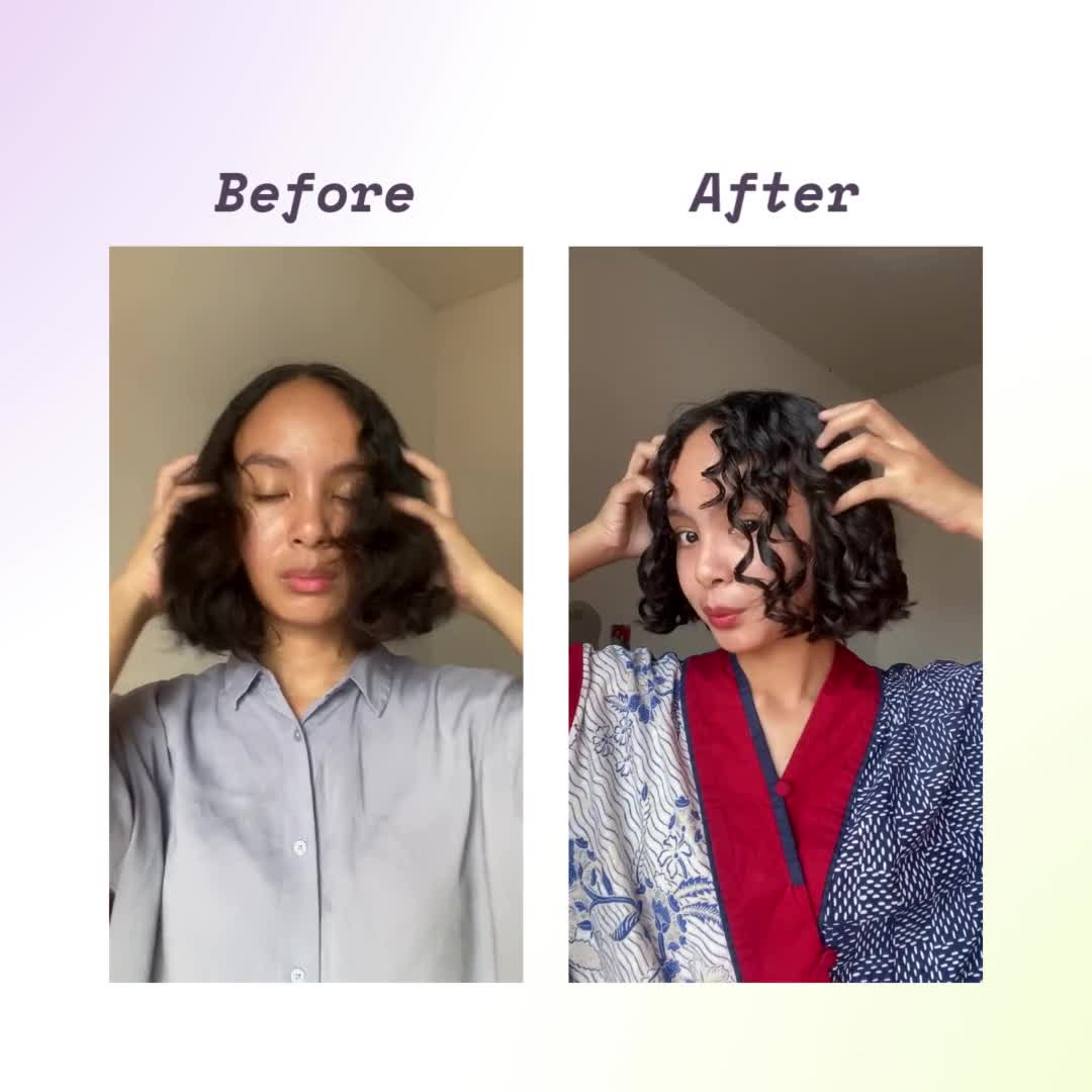 [PAKET] ALEVIA Curl Cream + Sisir Styling - Moisturizes, Defines, and Holds Curly Hair