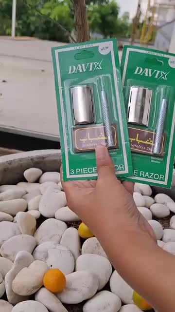 Pisau Cukur Jenggot Davix + Refil 3 PCS
