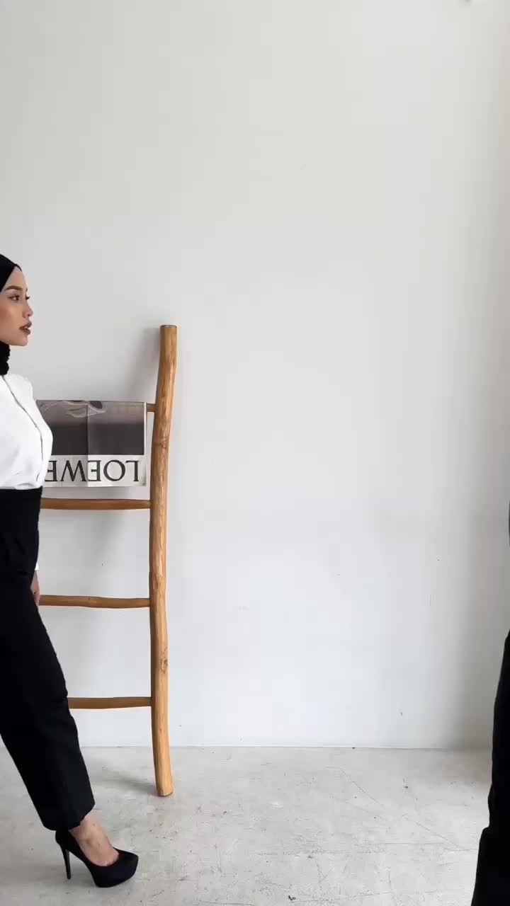 NJONJAGAN - Long Arin Top / Atasan Wanita | Lengan Panjang Puffy | Kancing Hidden