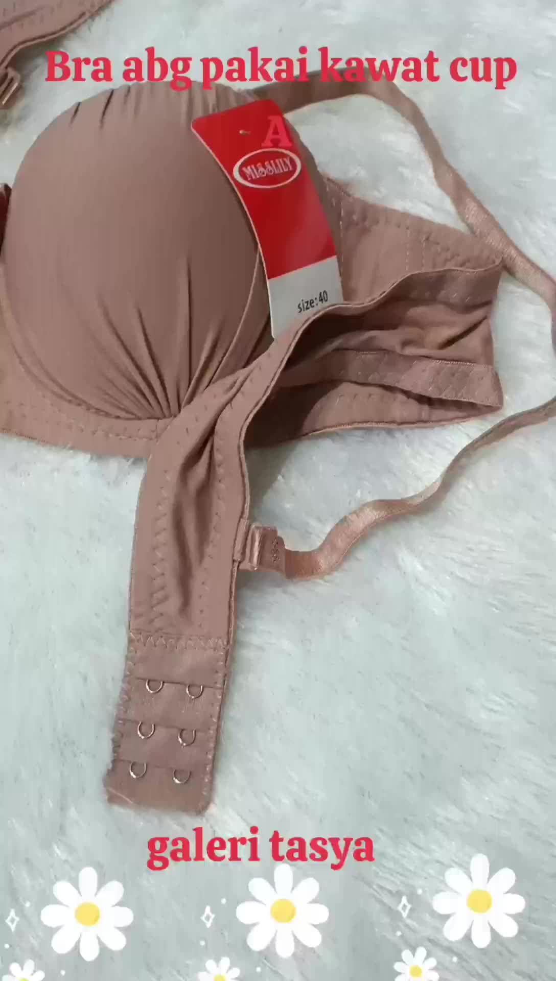 New arrival 1068 Bra abg pakai kawat cup A kancing 2 cup A BRA push up ukuran 34.36.38.40
