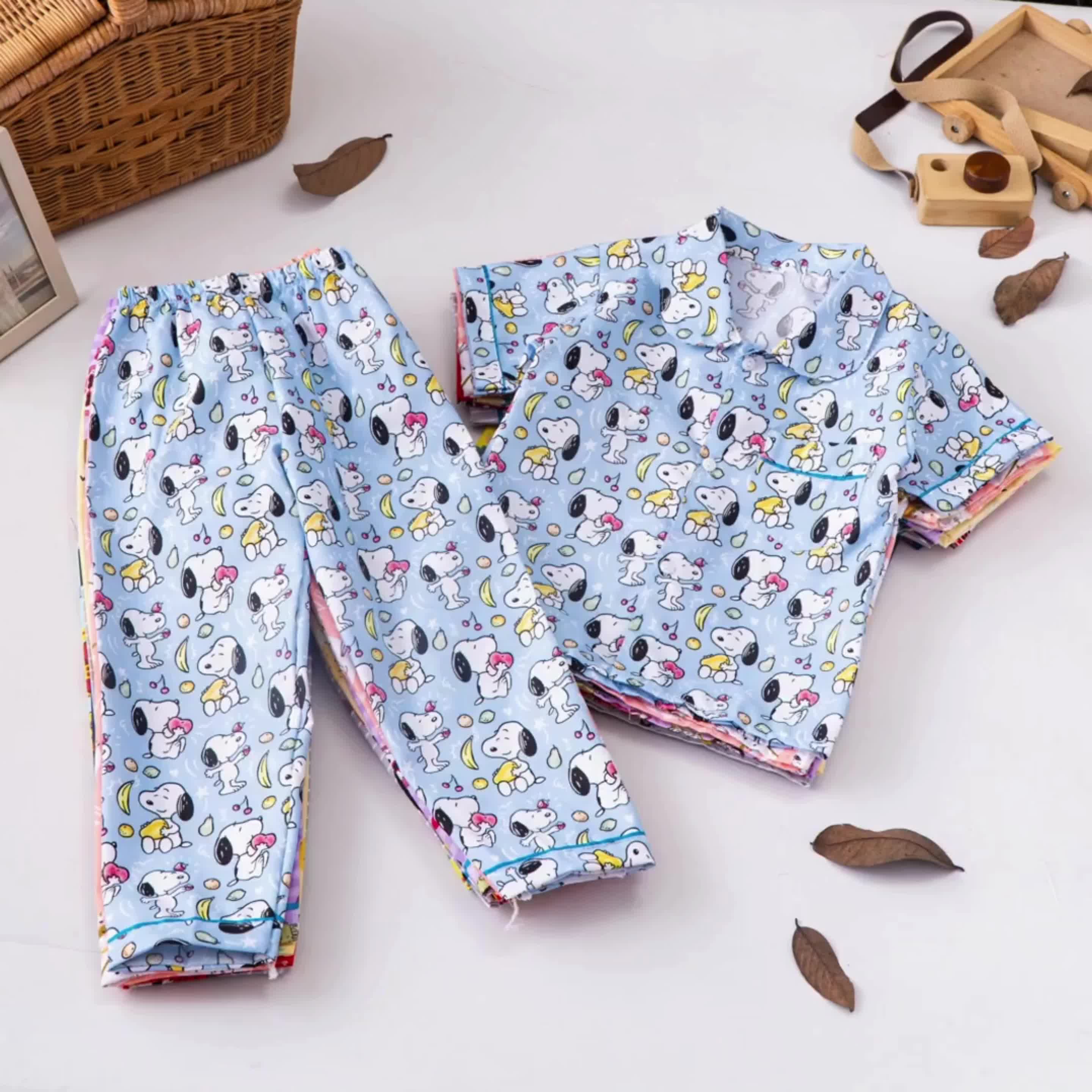 PIYAMA ANAK JUNIOR USIA 6-12 TAHUN 100 RIBU DAPAT 5 SETELAN
