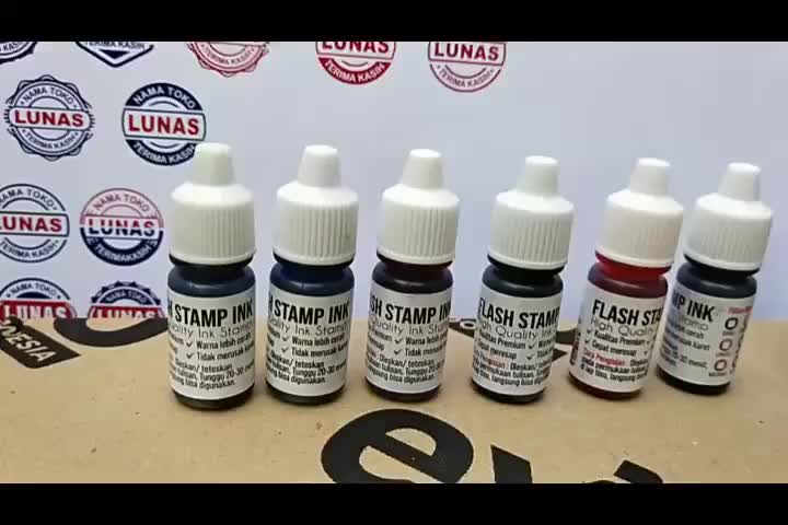 Tinta Stempel Flash 5ml / Isi Ulang Stempel Flash
