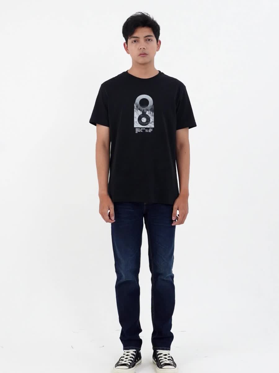 Greenlight Kaos Pria Lengan Pendek Regular Fit Katun Ezzi OL-CG401224