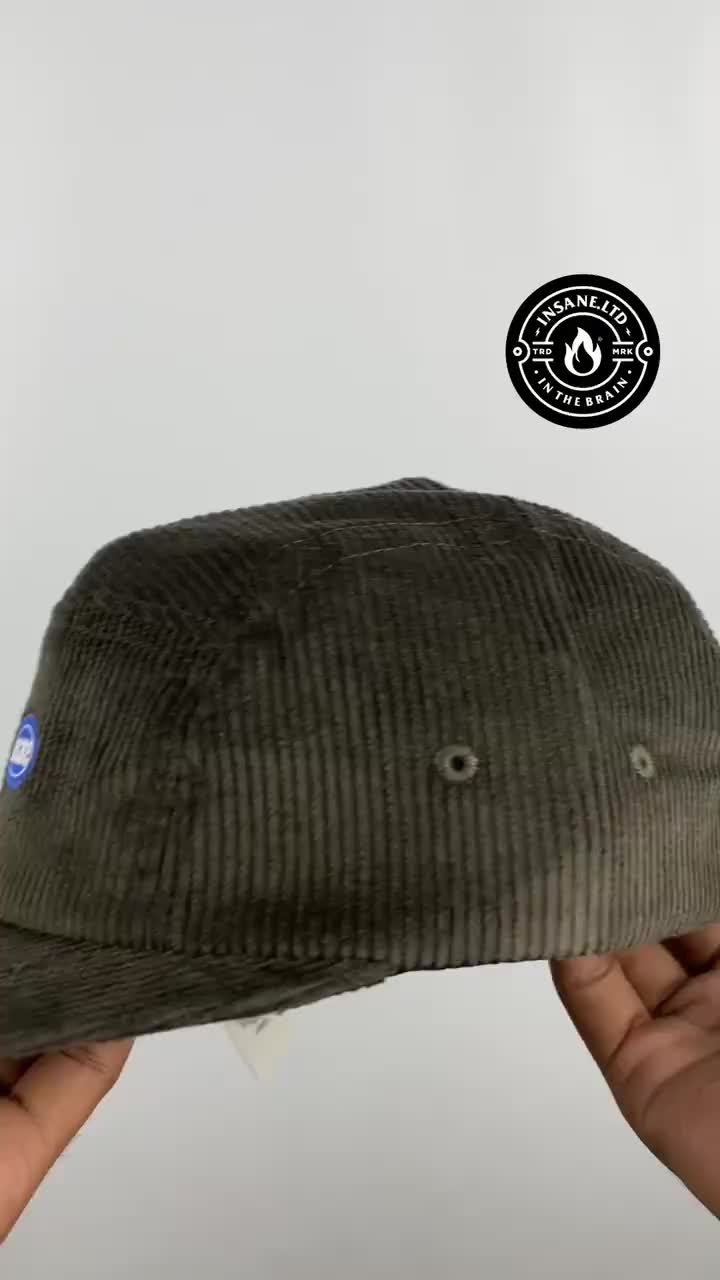 RCKLS. - Polo Cap | Topi Pria Clasic Visor Pendek Corduroy Classic Army