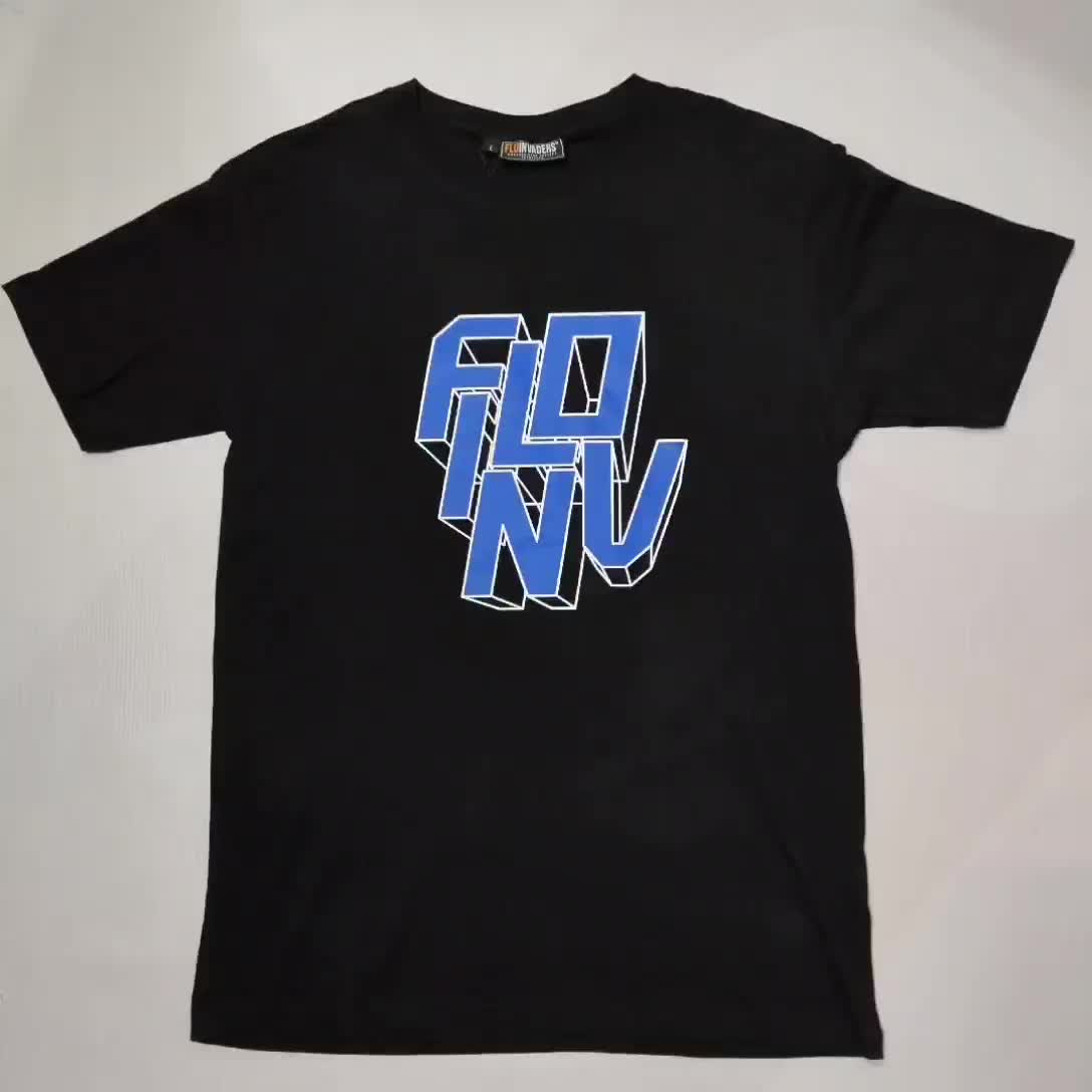 Kaos Distro floinvaders Tangan Pendek Hitam Tshirt Pria Baju Sablon Keren Unisex Dewasa Katun Combed