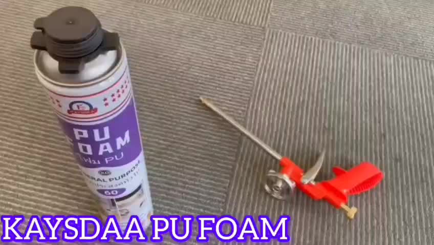 KAYSDAA PU Foam PU Sealant Foam Spray Penutup Celah PU Busa Foam Sealant Polyurethane Foam Multi Purpose Filling Busa Foam Peredam Suara Peredam Panas Peredam Ruangan Penutup lubang Penambal Celah 15 botol/karton
