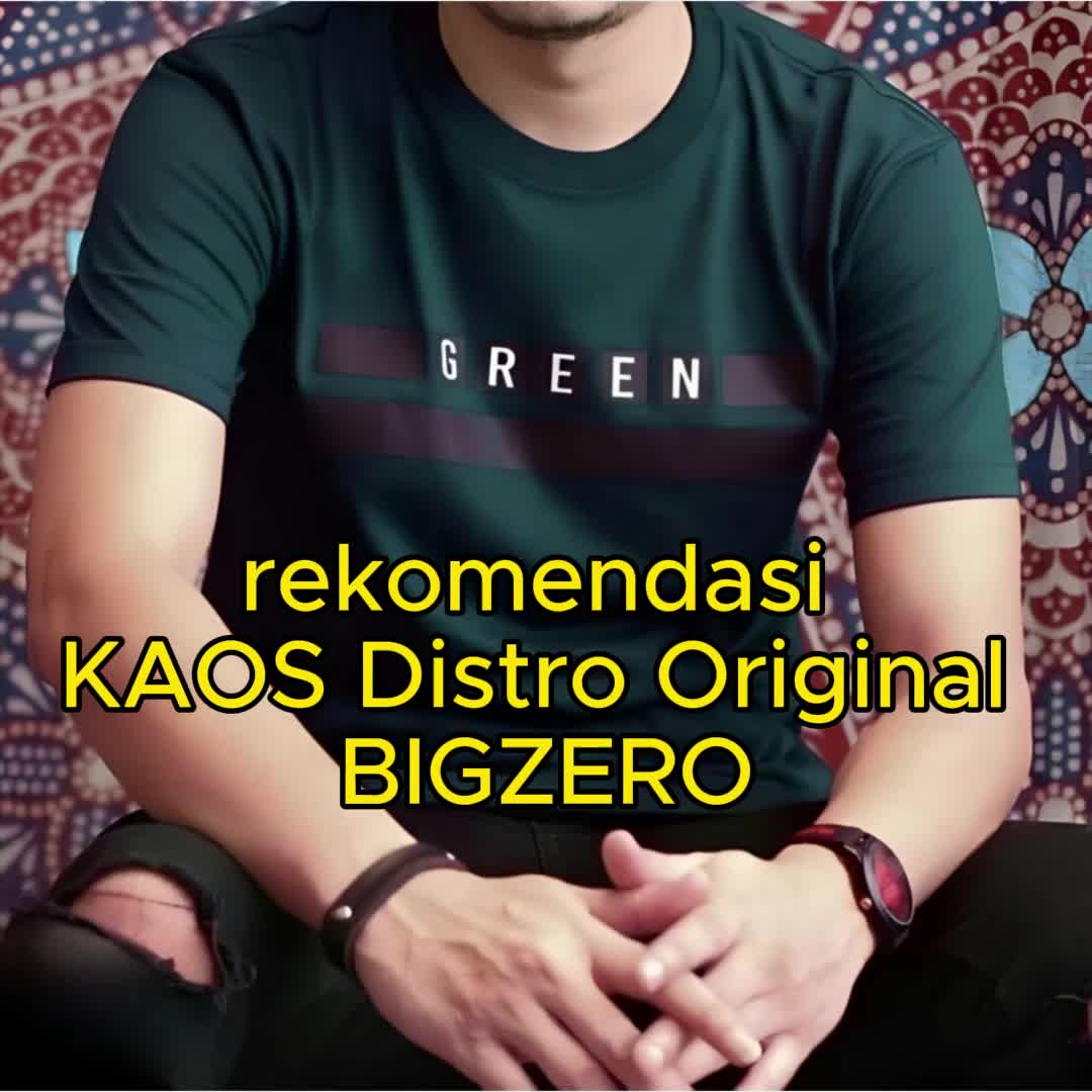 Bigzero Kaos Pria Original Lengan Pendek Bahan Kain Katun Combed 30S Lembut Nyaman Sablon High Quality Standar Distro Baju Oblong Polos Cowok Dewasa Keren Simple Variasi Ukuran M L XL XXL XXXL