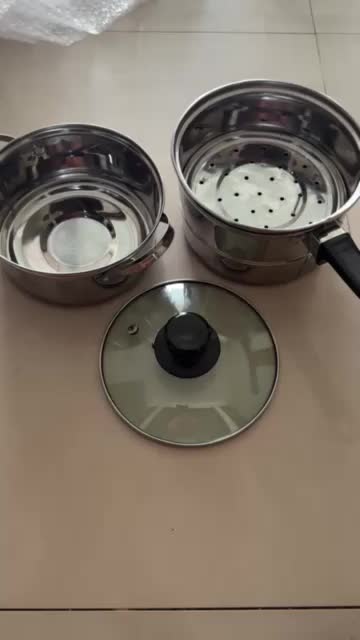 panci steamer / kukusan free panci sayur Kitchenware