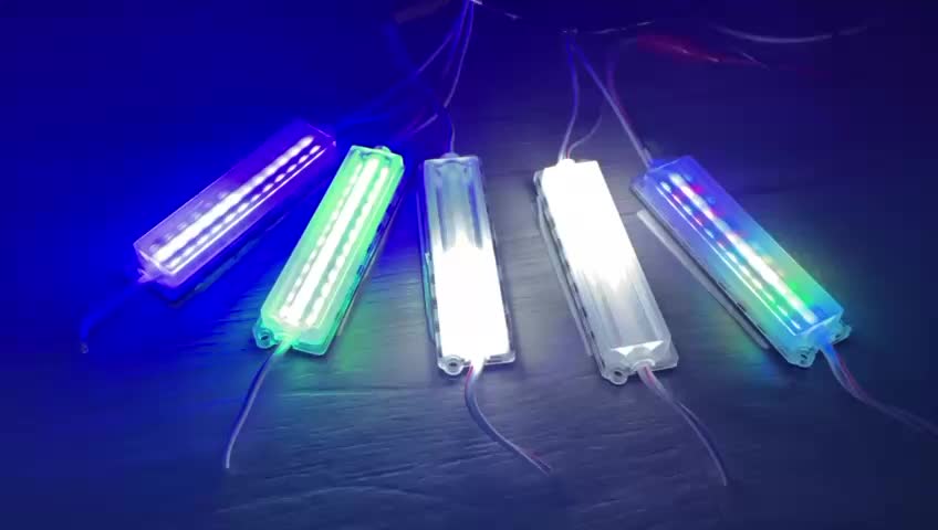 Lampu LED Kolong Model 3 Garis Flash Kedap Kedip Blitz DC 12 Volt / 24 Volt Motor Mobil Truk DC 12V 24V