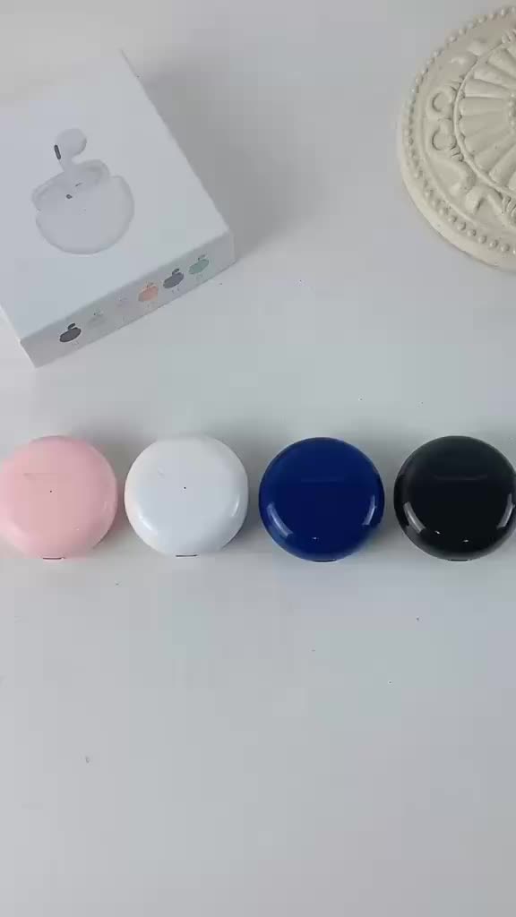 Pro 6 TWS Wireless Bluetooth Earphone Sport Earbuds Smart Touch Music Headset Noise Cancelling Headphone