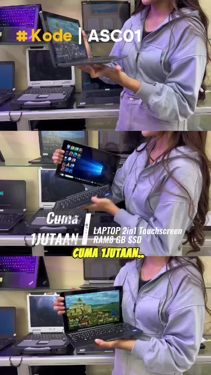 [ASC01] LAPTOP TAB WINDOWS 10 TERMURAH RAM 8GB LAYAR 10"in