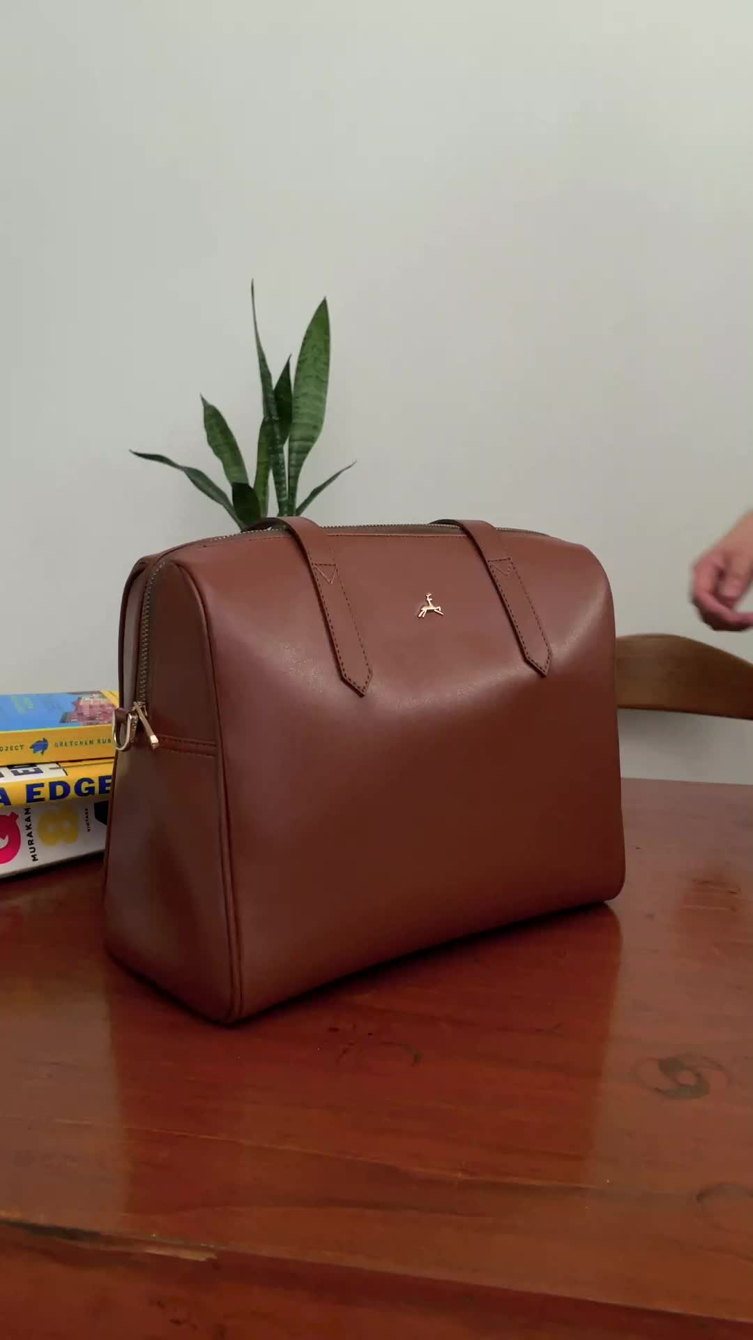 Povilo Siena Bowling Bag Brown