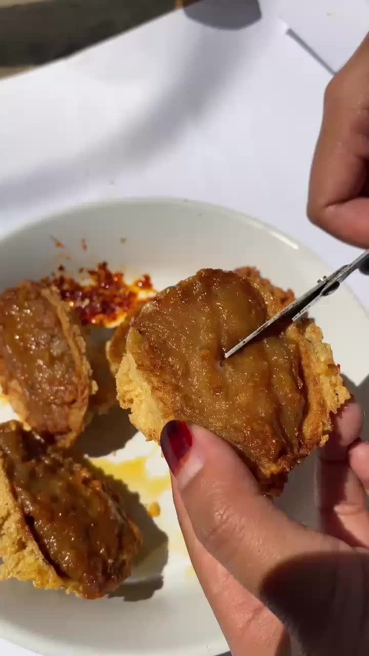 Tahu bakso walik isian keju lumer moncot cincang pedas