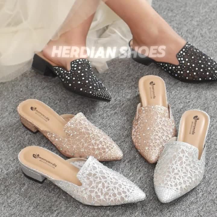 Herdian Rtwo 27 Heels Wanita Pesta Hak Tinggi Karet Shoes Sendal
