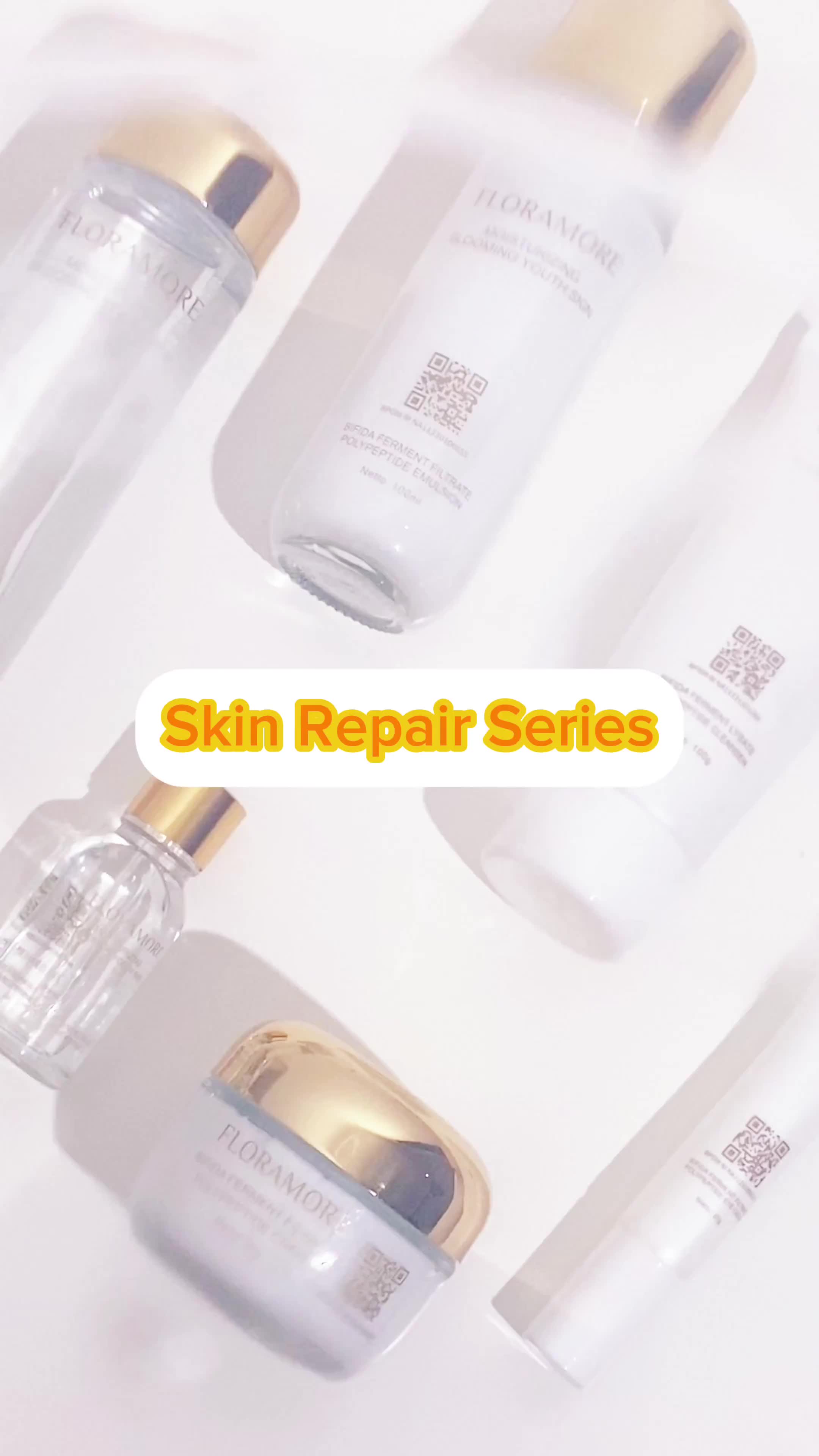 Floramore Paket Perbaikan Kulit Bifida Ferment Lysate Polypeptide 6 pcs Set Ceramide Pelembab Cover Wajah Exfoliating Moisturizer Niacinamide Mencerahkan Extract BPOM RI: NKIT240000008 Diskon s.d. 50% |  Hadiah wajib di pilih