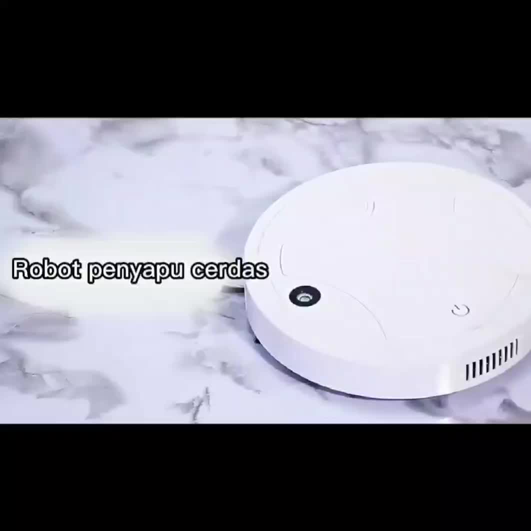 Vacuum Smart Robot Cleaner Pembersih Lantai Pintar Baterai Isi Ulang