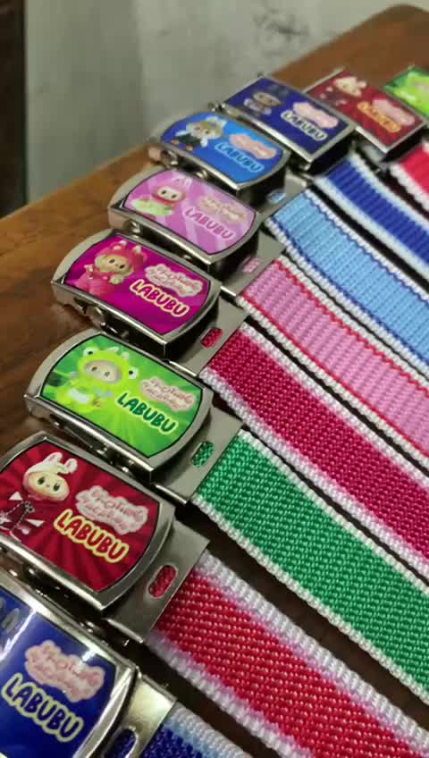Sabuk Ikat Pinggang Anak TK Lakilaki dan Perempuan Warna Warni Gambar Karakter Lucu Unik Terbaru Kekinian