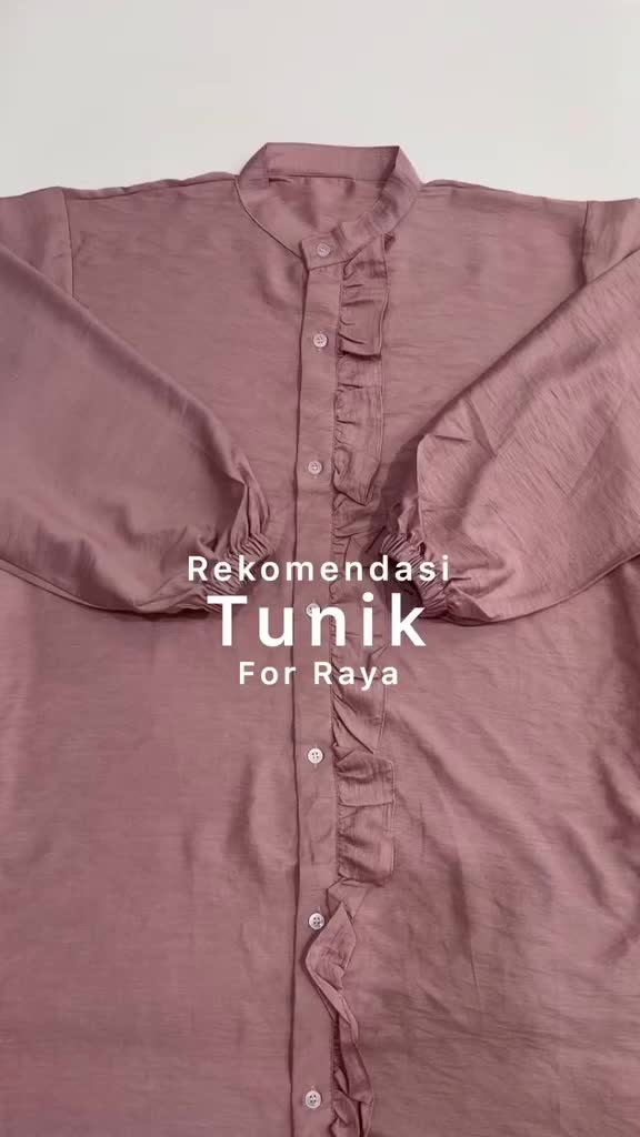 Lila Tunik Pololinen Belah Samping - Long Tunik Wanita Polos Busui Size M L XL XXL 3XL tunic blouse
