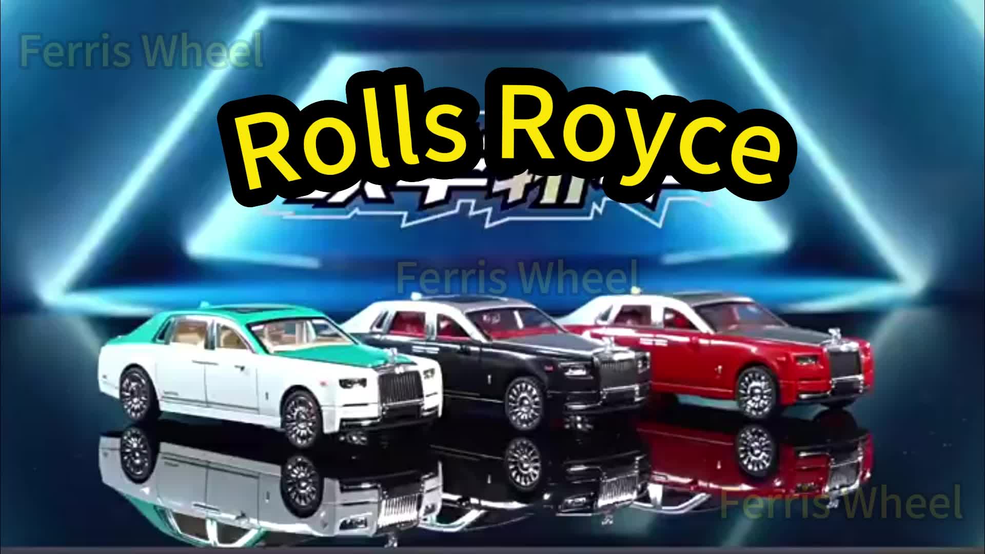 Lamb/Roll-Royc/Alphard/Wuling Mainan Mobil Dapat Membuka Pintu Lampu Musik