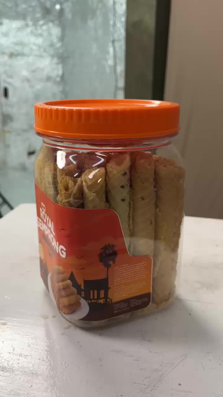 SPESIAL KEMERDEKAAN SALE Royal Semprong Gulung Kemasan Toples Rasa Wijen