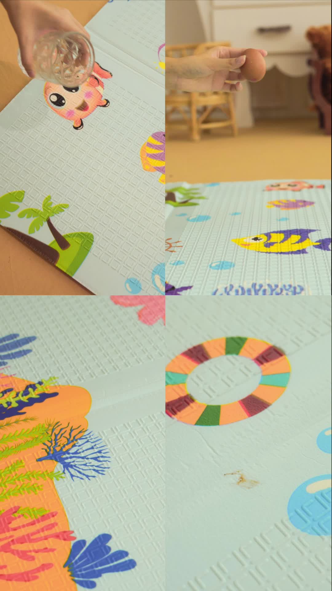 DENO KisuboBaby XPE Playmat Foldable playmate  anak Karpet Bayi Alas Sholat Serbaguna