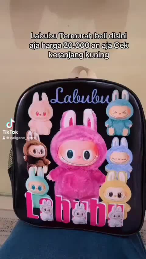 Tas Ransel Labubu friends Tas Labubu viral Tas labubu Termurah Tas punggung lucu Tas Gendong Labubu