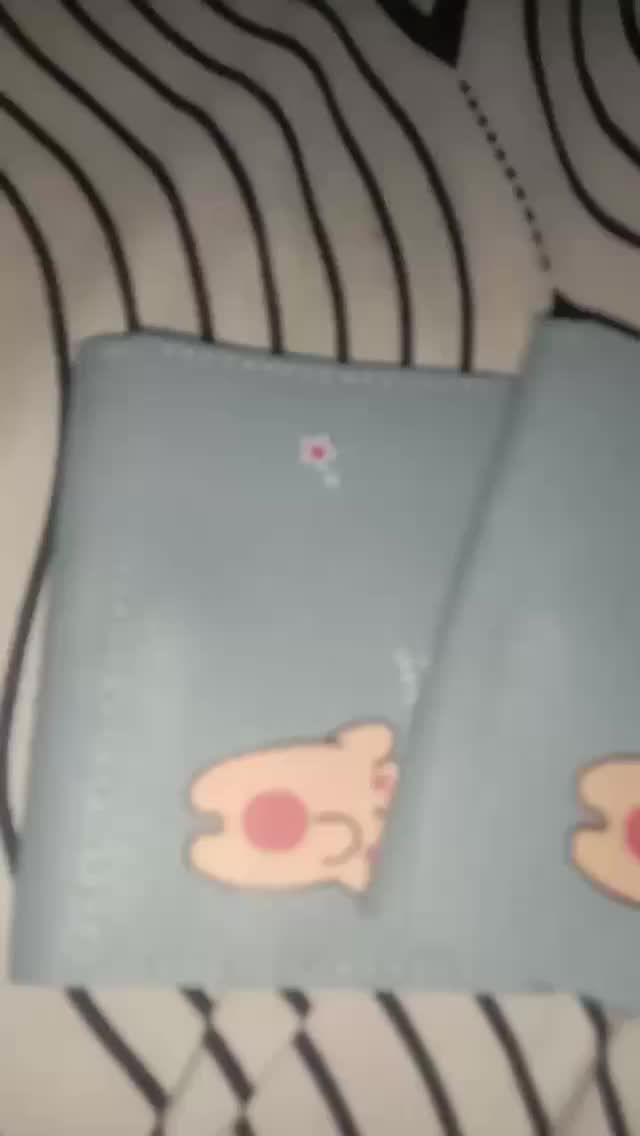 Dompet Wanita LIPAT Cantik Hey Cat Women Wallet Murah / Dompet CEWEK MINI LUCU Kartu