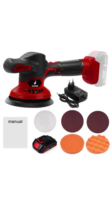 Victool  Mesin Poles Cordless MobilPolisher Mobil Perbaikan Ubin Motor CarAlat Disc Disk kaca motor Alat Poles CatMobil Full Set