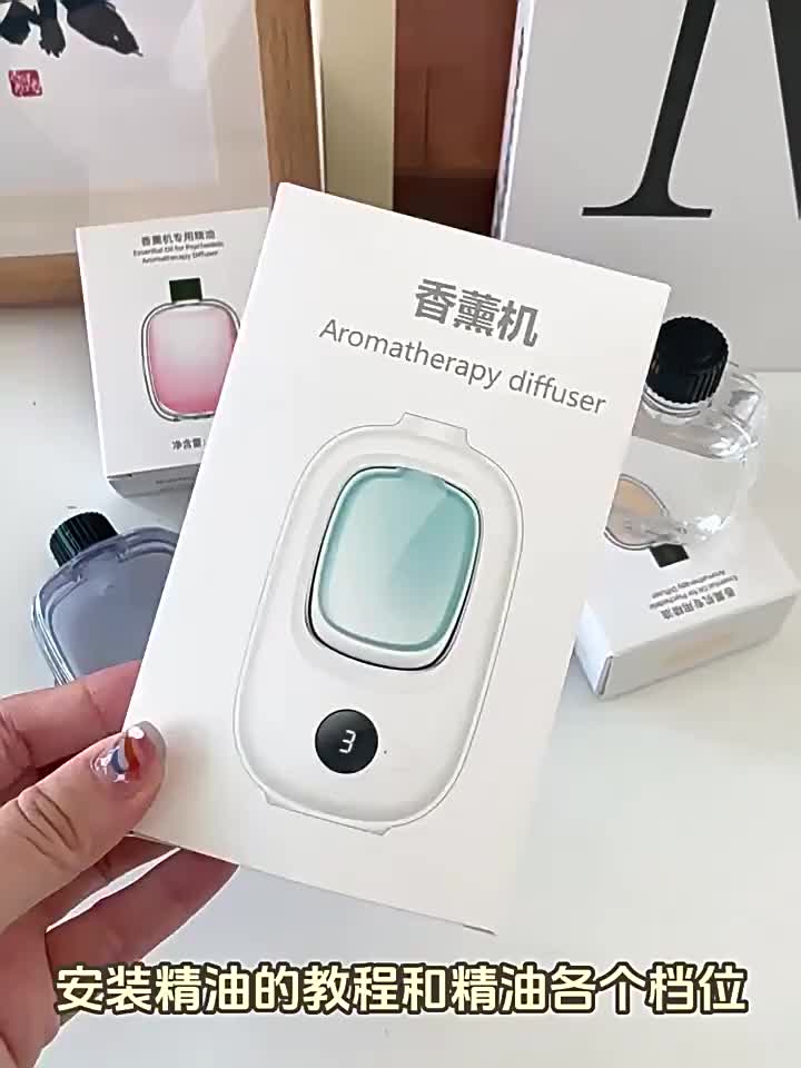 V01 Humidifier Diffuser Aromaterapi Mini Aromaterapi Pewangi Ruangan LED Otomatis