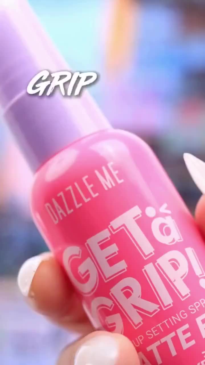 DAZZLE ME Get a Grip! Makeup Setting Spray [Dewy/Matte/Acne Soothing] Fix Beauty Protecting 4 x Hydrating Makeup Mist