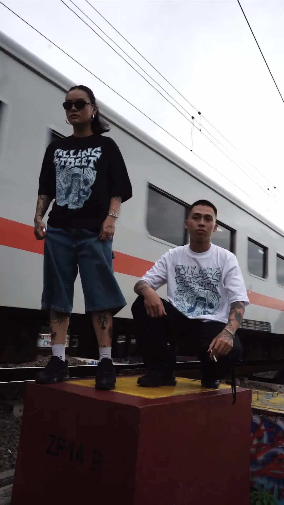 Crop Boxy Tee Fillingstreet - Fellow White
