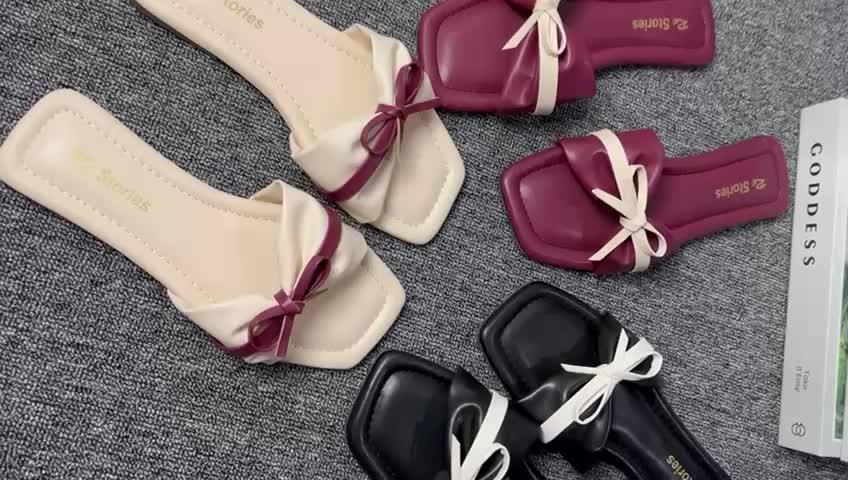 RE STORIS sandal wanita LULU teplek platfrom TRENDY