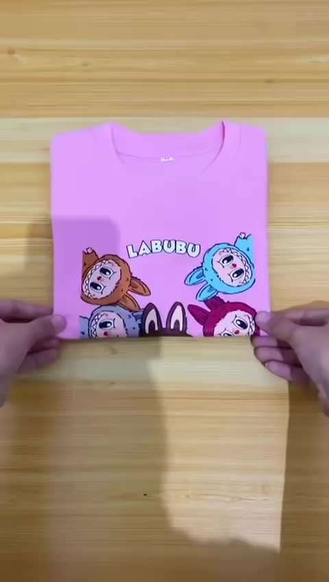Paket Baju anak Isi 3 LABUBU Kuromi cotton combed 30s Motif Kaos Pakaian Baju Lembut High Katun Sablon Nyaman  Garis Oblong Printing Panjang Bulat Dewasa Distro Pria fashion baju labubu