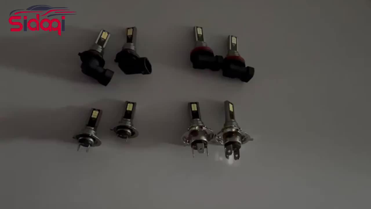 2Pcs Lampu Kabut LED H11 H8 Mobil Super Terang Warna Putih 4300K 100W 20SMD 1500LM