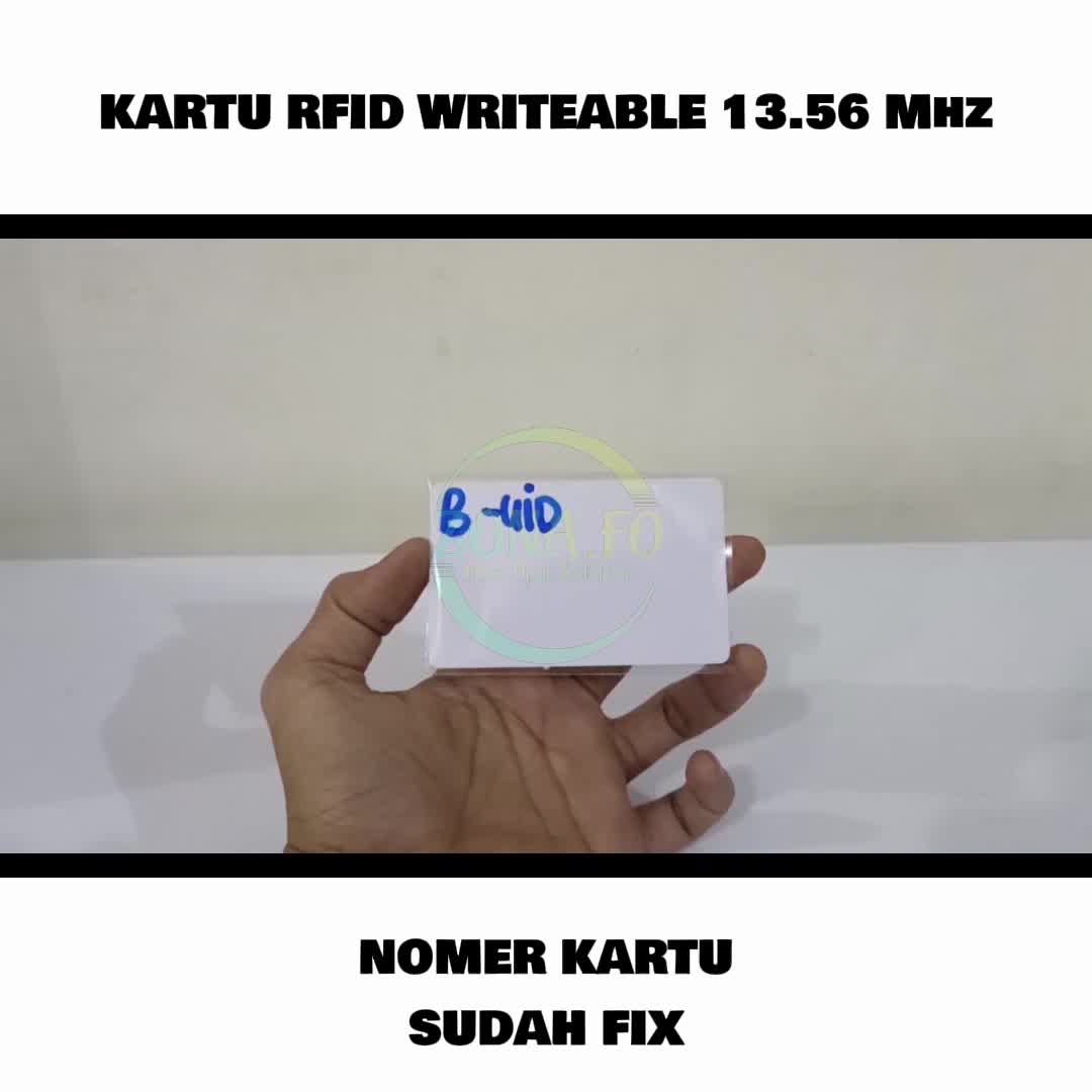 RFID 13.56 MHz 1K Card Rewritable UID Writable Clone Copy Kartu Mifare