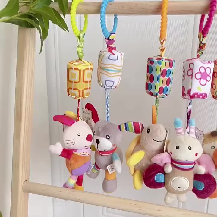 ULTRA Mainan Gantungan Teether Rattle Musik Stroller Murah Tempat Tidur Ranjang Baby Box Mobil Boneka Bayi Motorik Lucu New Born