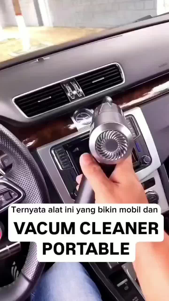 Vacuum Cleaner Portable Alat Penyedot Debu Serbaguna / Vacum Cleaner LED Rechargeable / Car Vacum 2 In 1 Cleaner