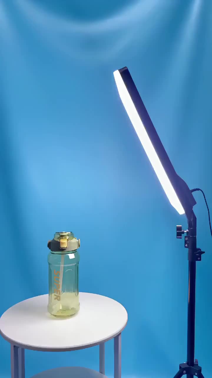 KAIY 32" Lampu Foto Led/Lampu Lighting/Lampu Panel Studio Lighting+1.6/2.1/2.8M Tripod for Live Streaming Langsung / Video / Konten / Pencahayaan Studio Profesion